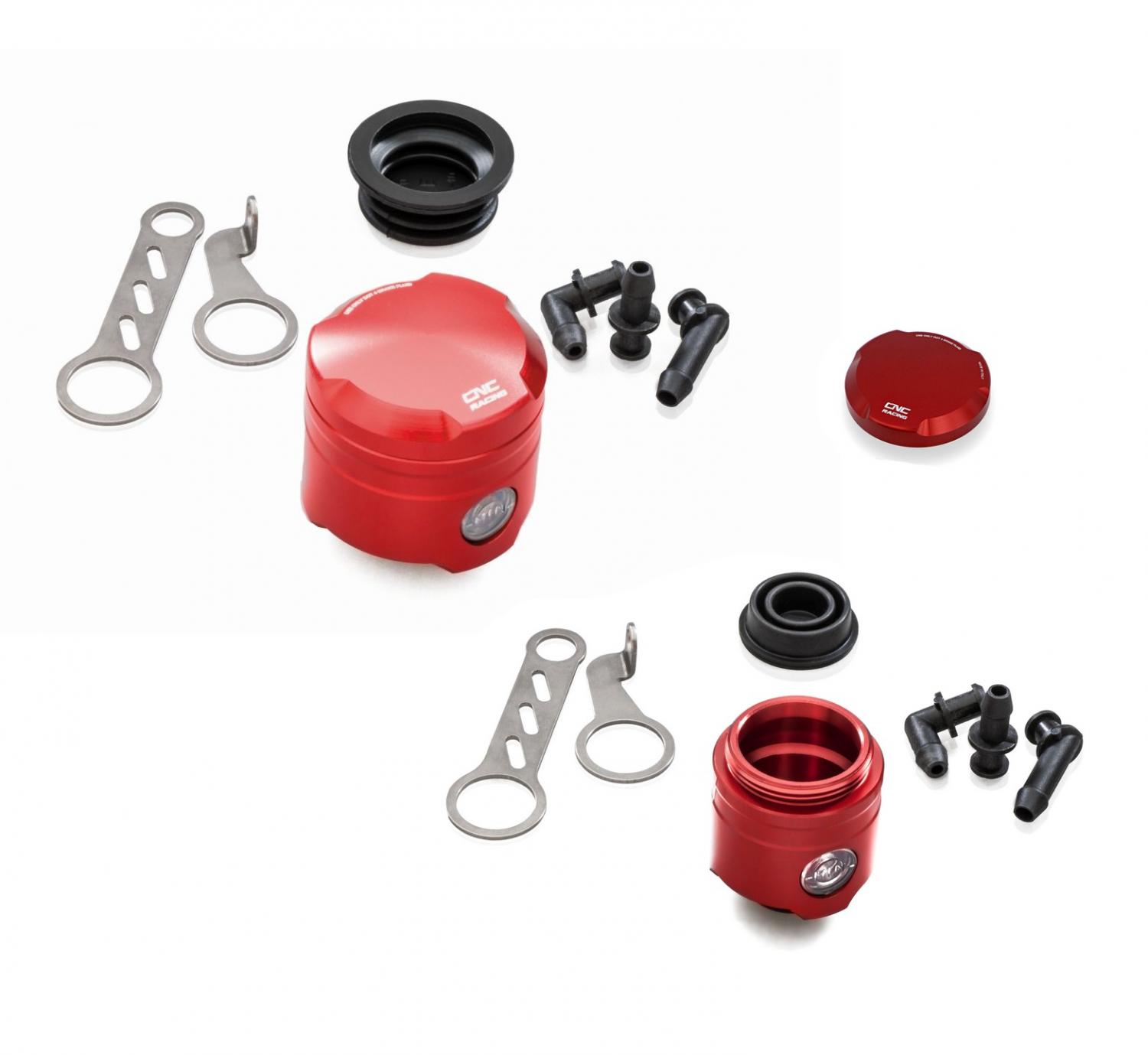 "THE RED KIT" CLUTCH AND BRAKE FLUID TANK  12ml AND 25ml CNC RACING