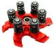 CLUTCH PRESSURE PLATE SPIDER "HELIX" RED